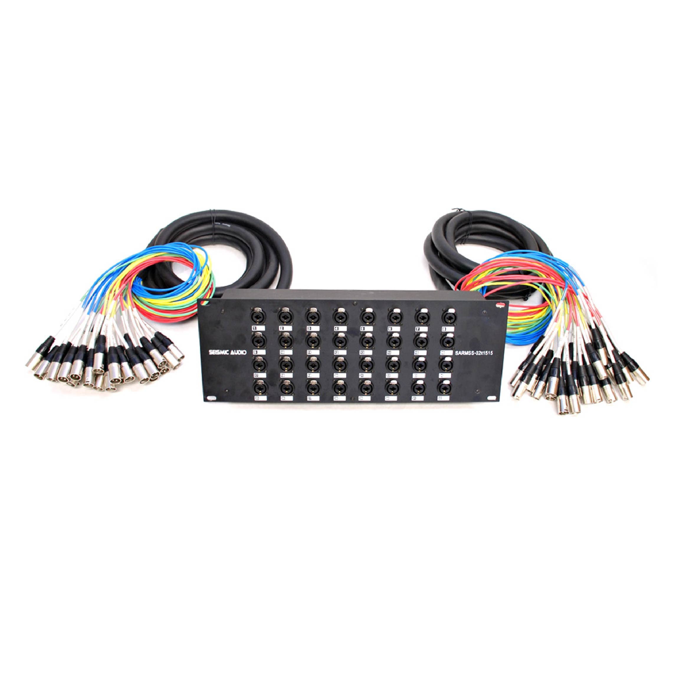 Seismic Audio-SARMSS-32x1515-32 Channel XLR TRS Combo Splitter